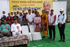 Participation in marathon on 144th birthday of Sardar Vallabhbhai Patel